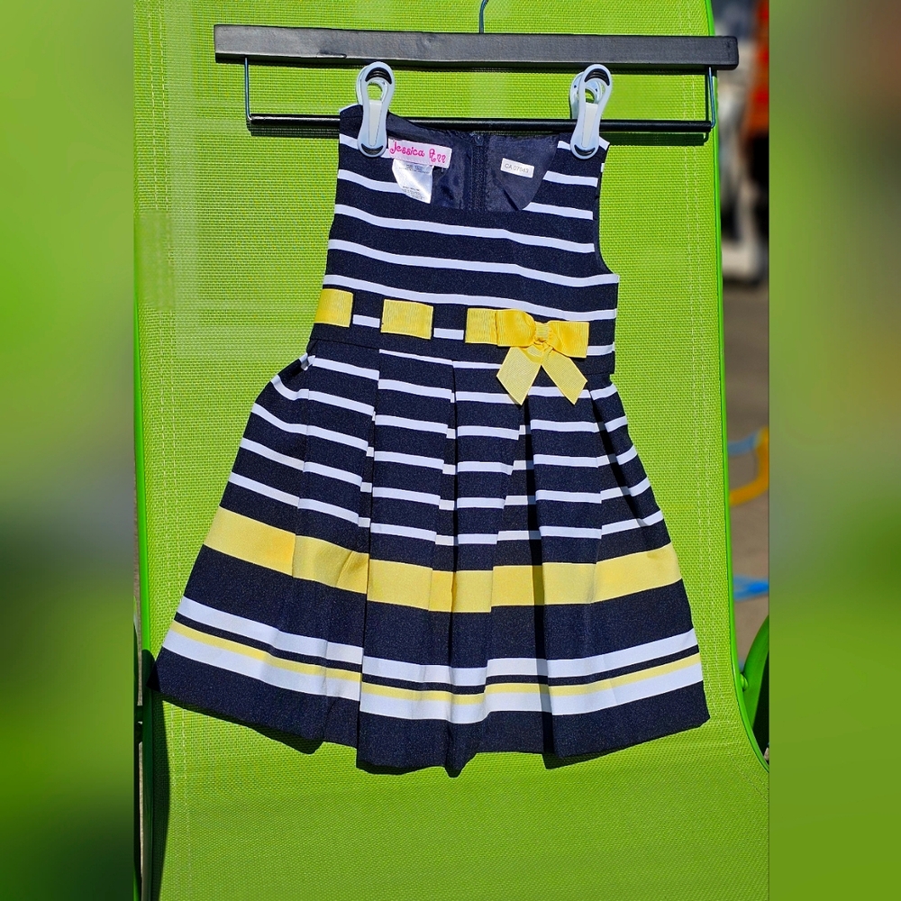 Party Dresses One Blue,Yellow  Stripes Other Blue White Stripes H&M Jessica Ann
